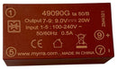 MYRRA 49090G AC/DC PCB Mount Power Supply (PSU), ITE & Household, 1 Output, 20 W, 9 VDC, 2.2 A