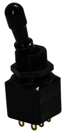 APEM 12146-1VX778 Toggle Switch, IP67, On-On, DPDT, Non Illuminated, 12000X778 Series, Panel Mount, 4 A