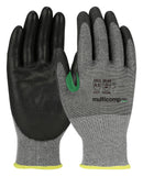 MULTICOMP PRO MP014944 GLOVES, SEAMLESS KNIT, M, GRAY
