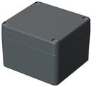 BOPLA 01105000 Metal Enclosure, IP66, Euromas, Small, Aluminium, 57 mm, 80 mm, 75 mm, IP66