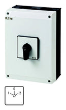 EATON MOELLER T5-2-8211/I5 Rotary Switch, Change Over, 3 Position, 2 Pole, 60 °, 100 A, 690 V, T5 Series