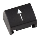 APEM 1A09XD034 Switch Cap, w/Up Arrow Mark, ABS, Apem Rockermec Multimec 5E/5G Series Rocker & Tactile Switches