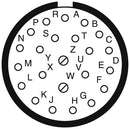 AMPHENOL AEROSPACE D38999/26ME99SA-LC Circular Connector, MIL-DTL-38999 Series III, DS38999/26 Series, Straight Plug, 23 Contacts