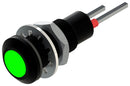 MARL 612-324-22 LED Panel Mount Indicator, Smoked Lens, Green, 24 VDC, 6.35 mm, IP67