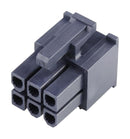 MOLEX 39-03-9062 Connector Housing, Mini-Fit Jr. 5557 Series, Receptacle, 6 Ways, 4.2 mm