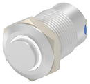 ALCOSWITCH - TE CONNECTIVITY AV1210E124R04 Vandal Resistant Switch, 24V LED, AV12 Series, 12 mm, SPST-NO-DM, Momentary, Round Raised, Natural