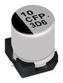 PANASONIC EEEFP1E680AP SMD Aluminium Electrolytic Capacitor, Radial Can - SMD, 68 µF, 25 V, 0.26 ohm, 2000 hours @ 105°C