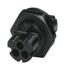 PHOENIX CONTACT 1409218 Circular Connector, IP69K, Photovoltaic, PRC-Connector Series, Straight Plug, 3 Contacts