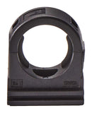 WISKA 10106939 Conduit Clip, 7 mm Nominal Width, Nylon, Black, WISKA BraceFITTING Conduit Series BCC-07-BK