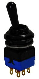 APEM 12146AD2GK Toggle Switch, On-On, DPDT, Non Illuminated, 12000 Series, Panel Mount, 4 A