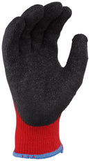 UCI G/ACEGRIP-RP/RED/09 Gloves, Seamless Knit Cuff, Polycotton, Red, L