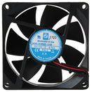 ORION FANS OD8025-12HBIP69K DC Axial Fan, 12 V, Square, 80 mm, 25 mm, Ball Bearing, 40 CFM