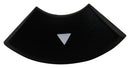 APEM 1ZB09D13606 CAP, ROCKER/TACTILE SW, DOWN ARROW, BLK