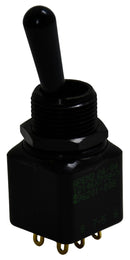 APEM 12146X778 Toggle Switch, IP67, On-On, DPDT, Non Illuminated, 12000X778 Series, Panel Mount, 4 A