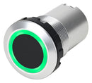 IDEC CW4H-DM1TGR-C Touchless Switch, With Timer, IR LED, 350mm, Green, Red, 24 VDC, Aluminium Alloy