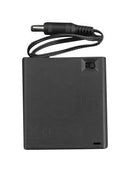 DFROBOT FIT0918 Battery Holder, AA, 4 Cell, Power Switch, DC2.1 Jack, Cover x1, 70 x 64.5 x 19.6 mm