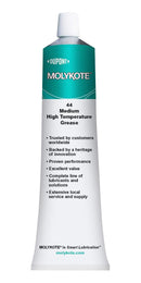 MOLYKOTE 44 MEDIUM HIGH TEMPERATURE GREASE, 100G Silicone Grease, Medium High Temperature, NLGI Grade 2, Tube, 100g