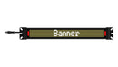 BANNER ENGINEERING SD50P300WD15QP. STATUS DISPLAY W/DISCRETE, 8X96P, 30VDC