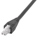 MOLEX 217159-0220 Cable Assembly, Mini-Fit Jr. Receptacle to Free End, 2 Ways, 4.2 mm, 1 Row, 2 m, 6.6 ft