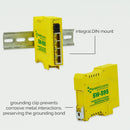 BRAINBOXES SW-595 Switch, 5 Ports, Industrial, Unmanaged PoE Gigabit Ethernet, DIN Rail, RJ45 x 4, SFP x 1 GTIN UPC EAN: 0837324005080