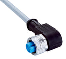 SICK YG2A14-020VB3XLEAX Sensor Cable, A Coded, 90° M12 Receptacle, Free End, 4 Positions, 2 m, 6.6 ft