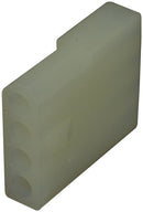 MOLEX 03-06-1042 Connector Housing, Single Row, Free-Hanging, Standard .062" 1625, Receptacle, 4 Ways, 3.68 mm
