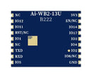 RF SOLUTIONS AI-WB2-13U Wireless LAN Module, 2.4835GHz, ADC/DAC/GPIO/I2C/IR Remote/PWM/PIR/SDIO/SPI/UART, Internet of Things