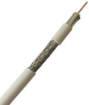 MULTICOMP PRO RG6-WHITE MP011886 Coaxial Cable, RG6, 75 ohm, 328 ft, 100 m
