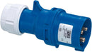 PCE 023-6 023-6 Pin & Sleeve Connector 32 A 230 V Cable Mount Plug 2P+E Blue