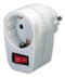 BRENNENSTUHL 1508070 Mains Converter Plug, Plug, Earthed Socket, White
