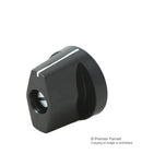 MENTOR 353.61 Knob, Round Shaft, 6 mm, Plastic, Pointer with Indicator Line, 25 mm