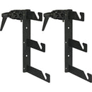 Impact Triple Background Hooks with Superclamps - Pair (Black)