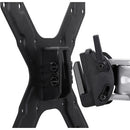 Atdec Telehook TH-2050-VFM Medium Weight Full Motion Articulating Wall Mount (Matt Silver / Black Trim)