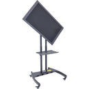 Luxor FP3500 Adjustable Height LCD TV Stand and Rotating Mount with Accessory Shelf