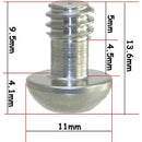 Desmond Standard 1/4"-20 Cap Screws (10-Pack)