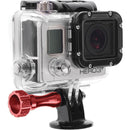 Revo Aluminum Thumbscrew for GoPro (3-Pack, Red)