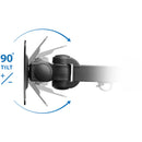 Mount-It! Triple-Arm Articulating Computer Monitor Desk Mount