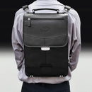 MacCase Premium Leather Briefcase (Black)