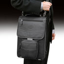 MacCase Premium Leather Briefcase (Black)