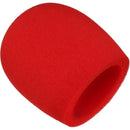 Auray WHF-158 Foam Windscreen for 1-5/8" Diameter Microphones (Red)
