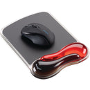 Kensington Duo Gel Mousepad Wrist Rest (Red and Black)
