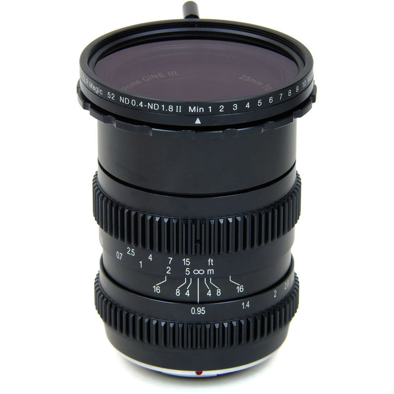 SLR Magic 25mm T0.95 HyperPrime Cine III Lens and Variable ND Kit