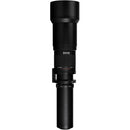 Opteka 650-1300mm f/8-16 Preset Telephoto Zoom Lens for T Mount (Black)