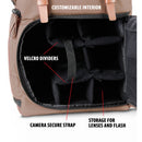 GOgroove DSLR Camera Backpack (Tan)