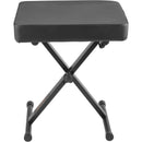 Auray PBS-17 X-Style Piano Bench (Black, Small)