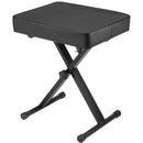Auray PBS-17 X-Style Piano Bench (Black, Small)