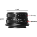 7artisans Photoelectric 25mm f/1.8 Lens for Micro Four Thirds Cameras (Black)