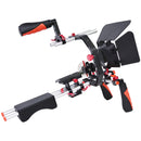 YELANGU Shooting Bracket for DSLR & Video Cameras (Red)