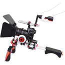 YELANGU Shooting Bracket for DSLR & Video Cameras (Red)