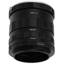 FotodioX Macro Extension Tube Set for Canon EOS (EF, EF-S) Cameras: for Extreme Close-Up Photography
